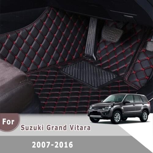 RHD Carpets Car Floor Mats For Suzuki Grand Vitara 2007 2008 2009 2010 2011 2012 2013 2014 2015 2016 Auto Interiors Accessories