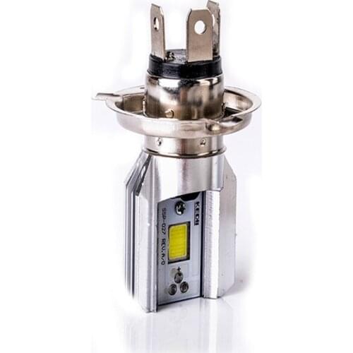 Hot Sale H4 Motorcycle Headlight Built White LED Front Illumination Lamp Electric Car HS1 Fog Lamp