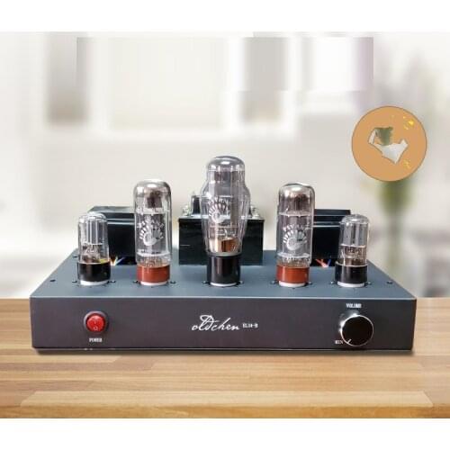 EL34 Tube Amplifier HIFI EXQUIS Single-Ended Class A handmade Black Bluetooth 5.0 Amplifier