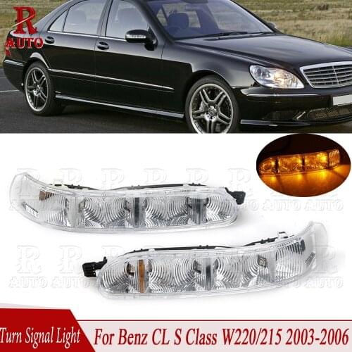 R-AUTO For Mercedes-Benz CL S Class W220/215 2003-2006 Car Mirror Indicator Light LED lights Lamp Source Turn Signal Lamp