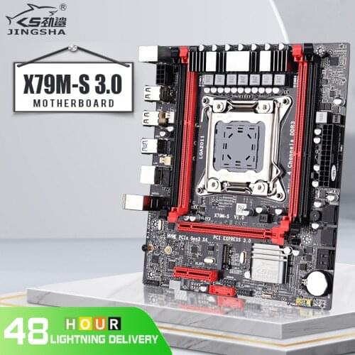 JINGSHA X79 M-S 3.0 Motherboard Up to 64GB 4* DDR3 CPU LGA2011 X79 CPU Motherboard