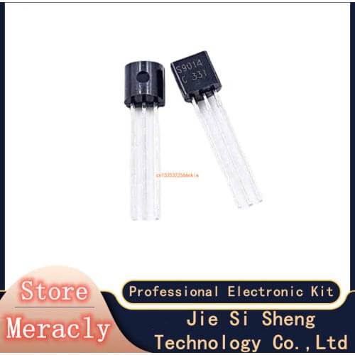Meracly 100pcs/lot S9014 TO-92 9014 TO92 new triode transistor In Stock