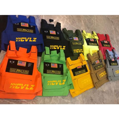 New 2021 mmxx cvlz MOTORCYCLE 3M REFLECTIVE VEST MMXX Utility Vest Vests hiphop VEST RAPPER BAR TANK TOP fashion top street