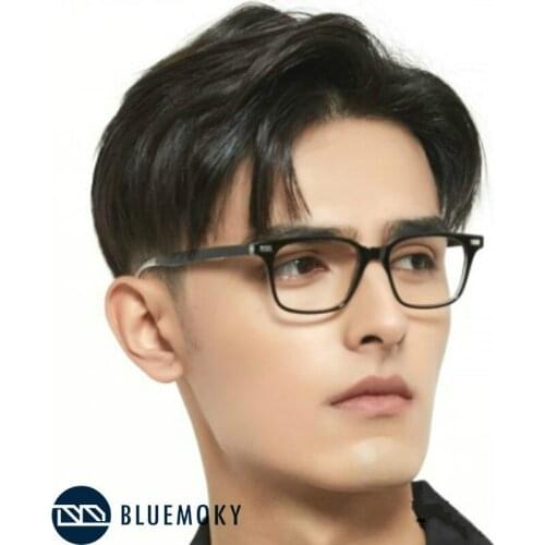 BLUEMOKY Anti Blue Light Blocking Glasses Frame Men Square Optical Computer Gaming Eyewear Frame Myopia Prescription Eyeglasses