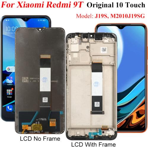 Original LCD Screen For Xiaomi Redmi 9T Display Tested 10 Touches LCD For Redmi 9 T 9T M2010J19SG Screen Replacement 6.53 inch