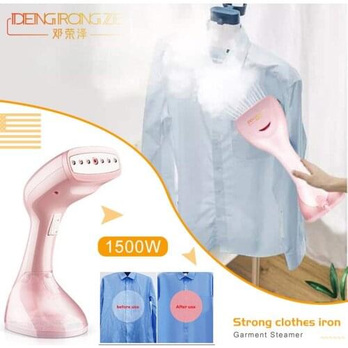 Handheld Steamer 1500W Powerful Garment Steamer for Clothes Garments Fabrics Removes Wrinkles for Fresh Clothing J2Y