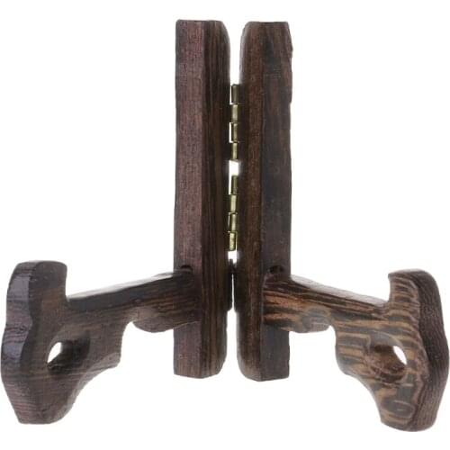 3-7 Inch Tall Wood Display Stand Holder Easels For Plates Photos Tea Tray 5 Size