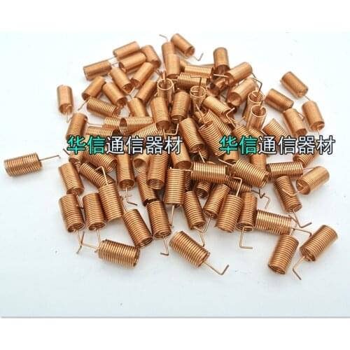 Spring antenna 433MHz copper built-in weiding antenna for SX1278 SX1268 Ra-01 Ra-06 wireless LoRa module welding interface