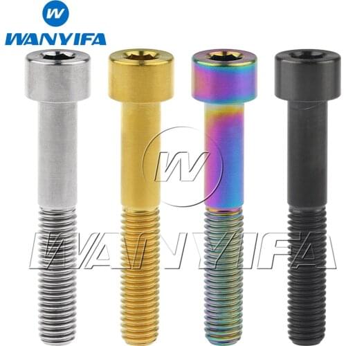 Wanyifa Titanium Ti Socket Allen Head Cap Bolt Screw M8x50mm Grade 5 pack of 5