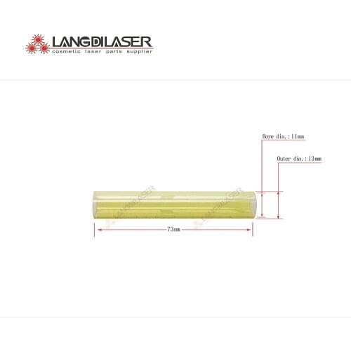 Lamp flow tube , size : 73 *13*11 , UV filter lamp flow tube , water flowing glass tube , quartz glass tube
