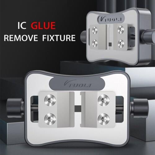 Tuoli TL-15A Universal IC Glue Remove Fixture for Mobile Phone IC CPU Repair Holder Support Small IC 1.5-20mm