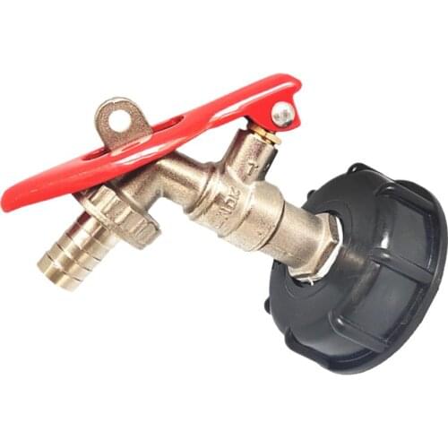 High Quality Extra Longht Faucet Solid Brass Drain Adapter 1/2" Garden Hose Lockable Faucet Water Tank Hose Connector