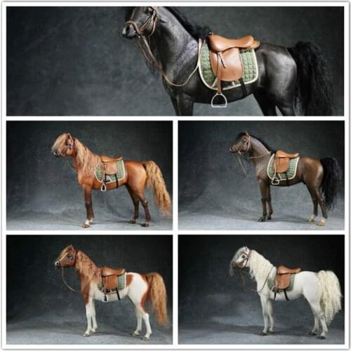 1/6 Soldier Vehicle Arabian Horse Simulated Animal Used In Scene Collection To Build The Most Cavalry