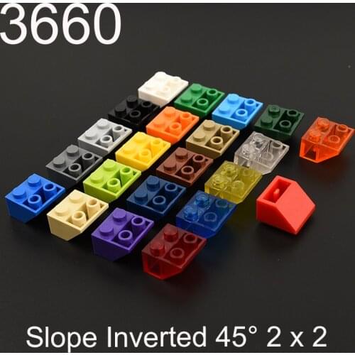 10pcs Building block 3660 Slope Inverted Brick 45° 2 x 2 high-tech accessories parts MOC Construction DIY Education Build Toys