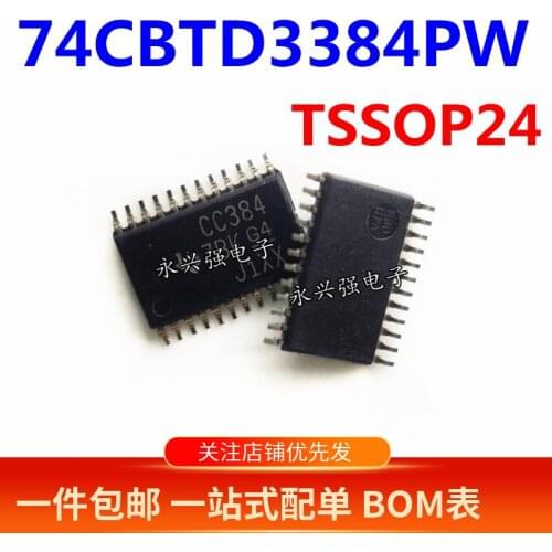 100% New&original SN74CBTD3384PWR 74CBTD3384PW CC384 TSSOP24 In Stock