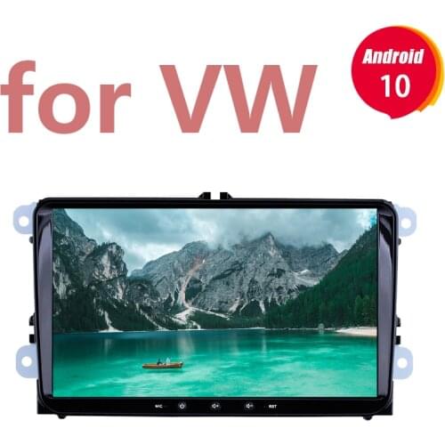2 Din Android 9.1 2+16G Car Multimedia 2Din Auto Radio 9 inch Radio for VW Passat POLO GOLF Skoda Seat Leon with Canbus 40