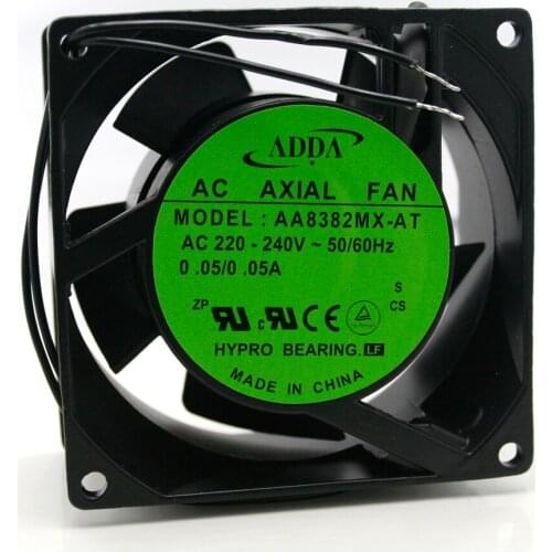 ADDA AA8382MX-AT 80*80*38 mm AC 220V 2400RPM 24CFM cooling fan