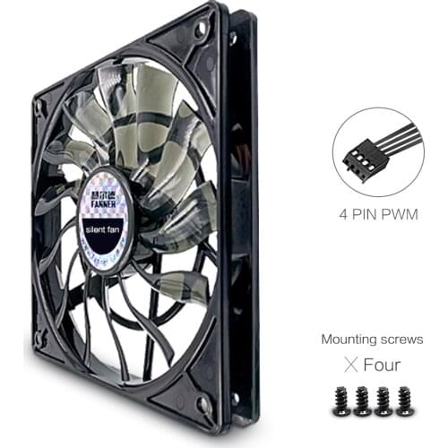 FANNER F12015 120*120*15MM cpu fans Quiet and large air volume Ultra-thin chassis fan