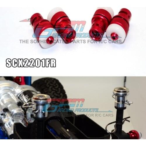 GPM AXIAL 1/10 SCX10 II 90046 90047 BUGGY Climbing car Metal magnet front and rear universal car shell pillars