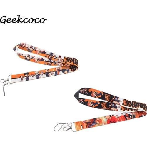 J2027 Fashion Anime Necklack Lanyard Key Gym Strap Multifunction Mobile Phone Decoration