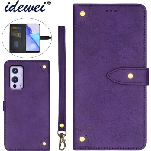 Applicable to OnePlus 9 mobile phone case fold bracket function protection leather case phone case funda capa co