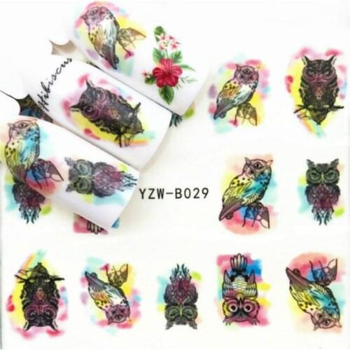 LOLEDE 5pcs Owl Nail Gel Nail Polish Nails Art Poly Nail Gel UV Off White Fashion Charm Accessories 1012
