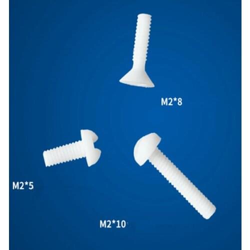 M2 * 10 Alumina ceramic screw/ 95% Alumina Ceramic Screw / Antioxidant Bolt / High Temperature Screw