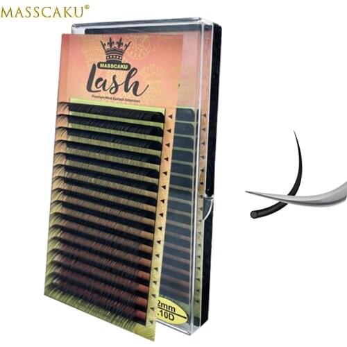 Wholesale Own Brand Custom Packaging Box Private Label faux Mink Individual Eyelashes False Korean Synthetic Eye Lash Cases