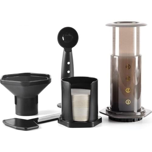 Pressure Portable Minipress Coffee Maker Hand Held Mini Black Hand Pressed Espresso Machine Handpress Coffee Machine