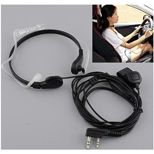 BaoFeng walkie talkie Headset Accessories Extendable throat microphone headset Microphone TK port Mic PPT Earpiece baofeng uv5r