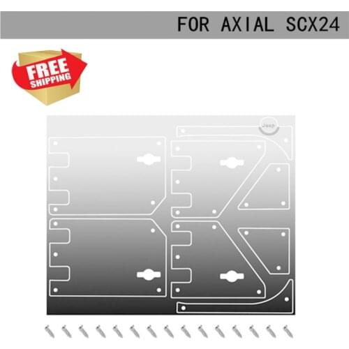 Radio control RC Car DJ 1/24 Metal decorative sheet for Axial SCX24 option upgrade parts