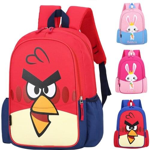 School Bag for Kids Cute Kids Large Capacity Backpack for School Waterproof Cartoon Animal Print Kids Backpack