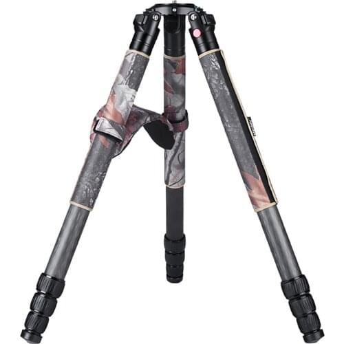 Manbily MT404C Carbon Fiber Tripod Hydraulic Video Head Professional Photography Bracket for Heavy-duty Digital Camera Equipment