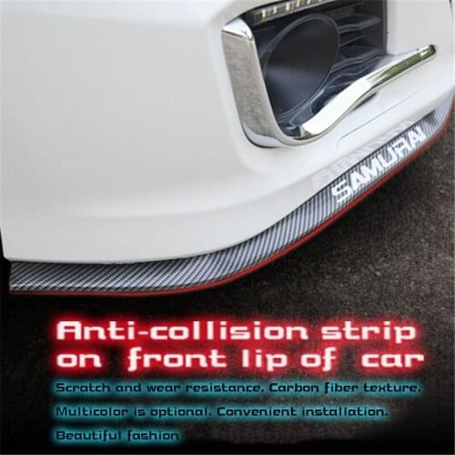 Car front lip bumper refitting general small enclosure front bumper carbon fiber automotive products front lip adhesive strip