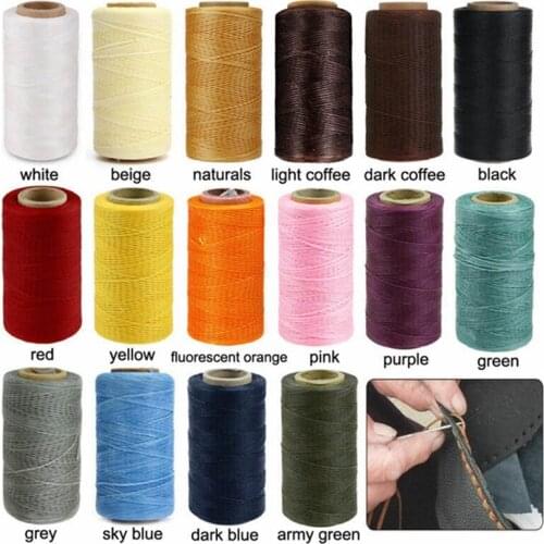 20 Colors Waxed Thread Leather Sewing Thread Portable Diy Stitch Thread For Hand Sewing Leather Book Binding For Art Crafts Tool