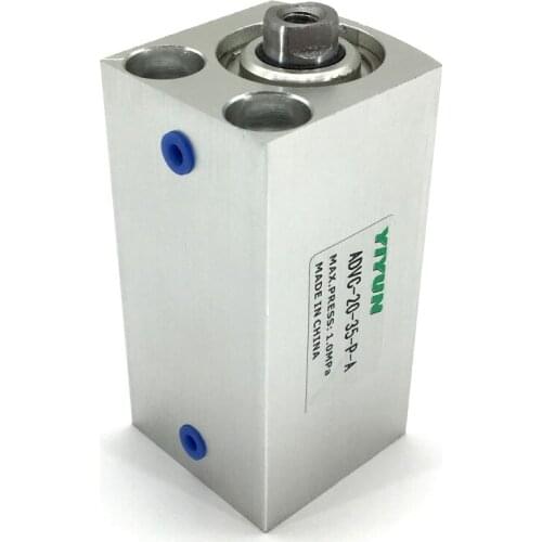 ADVC-20-5,10,15,20,25,30,35,40,45,50-A-P-A ADVC-20-5,10,15,20,25,30,35,40,45,50-I-P-A YIYUN Short-stroke Cylinders ADVC Series