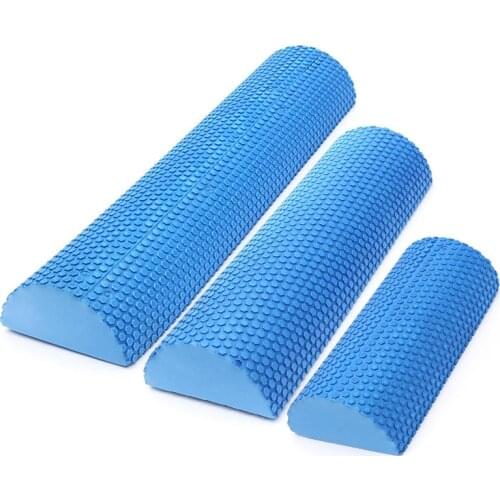 Mayitr 30/45/60cm Half Round EVA foam Yoga Roller Fitness Gym Exercise Fitness Yoga Blocks With Massage Floating Point