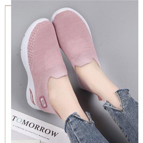 Women Shoes 2021 Solid Color Round Toe Light Comfortable Breathable Casual Shoes Women Sneakers Women Shoes Workout Shoes Women