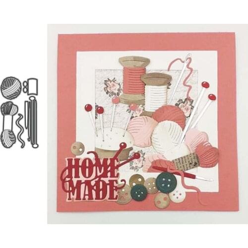 Woolen Yarn Ball Metal Cutting Dies for Scrapbooking Handmade Mold Cut Stencil New DIY Card Make Mould Model Craft Decoration