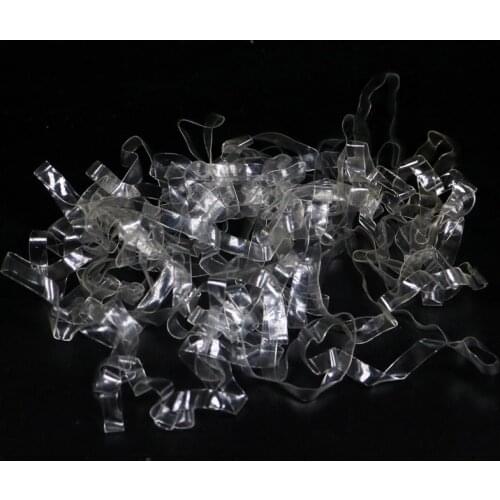 ICERIO 2bag*2M Clear nymph body wrap Fly Tying Stretching fly tying material Wide 4MM for stonefly &dragonfly nymph thin skin