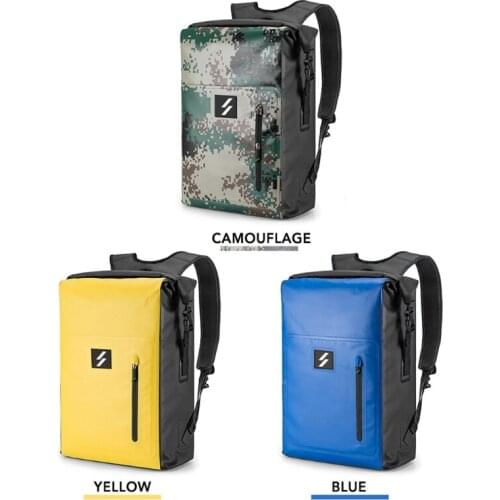 25L Large Capacity Dry Pack PVC Backpack Bag Roll Top Waterproof Dry Bag Backpack for Cycling Camping Hiking Fishing Kayaking