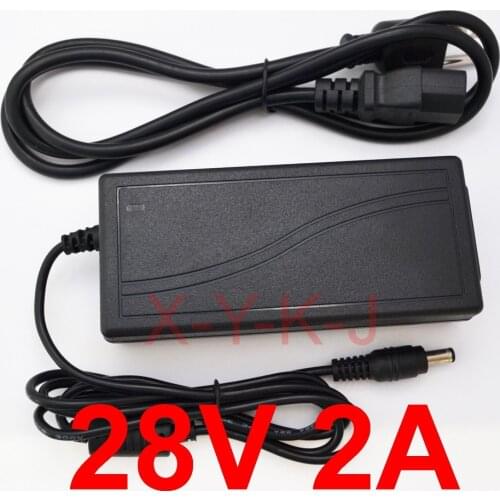 1PCS 28V 2A High quality AC DC Switching Power Supply for PMW280200 28V 2A OPI Studio LED Lamp Light GL900 Adapter Charger+Cable