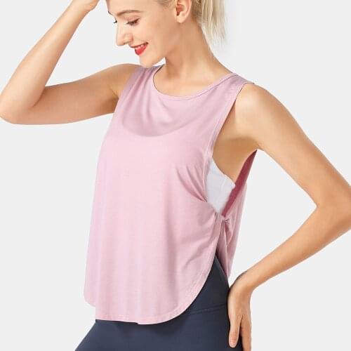 1 Pcs Activewear Running Workouts Clothes Athletic Vests Yoga Sexy Blouse Sports Fitness Tank Tops Loose Top