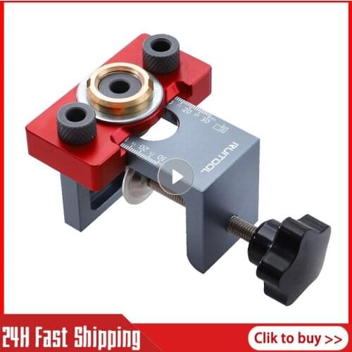 New 3 In 1 Adjustable Doweling Jig Woodworking Pocket Hole Jig With 8/10/15mm Drill Bit For Drilling Guide Locator Puncher Tools