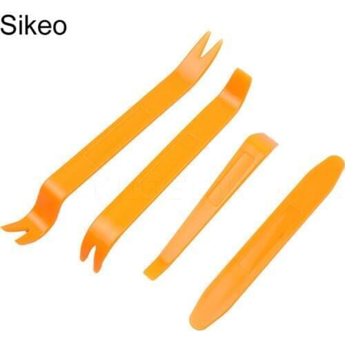 4pcs Auto Car Radio Door Panel Clip Removing Tool Pry Car Dash Radio Door Trim Panel Clip Hand Tool