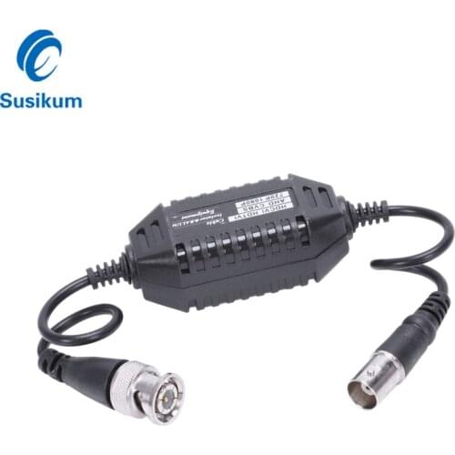 5 Pieces HD Coaxial Video Ground Loop Isolator Balun BNC Male To Female For AHD/CVI/TVI/CVBS CCTV Camera