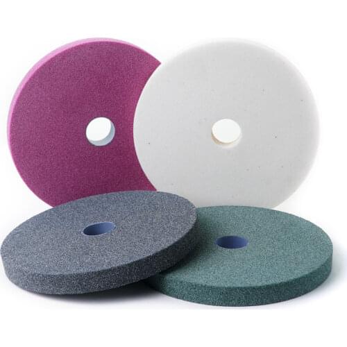 Flat grinding wheel corundum and silicon carbide abrasive stone for bench grinder metal steel stone tungsten and knife PS010