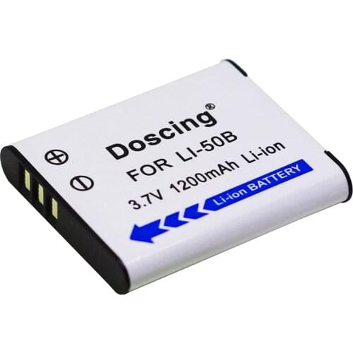 LI50B LI-50B Battery for Olympus MJU Stylus 1010 1020 1030SW 9000 SH21SH25 SP720UZ SP800UZ SP810UZ SZ10 SZ11 Tough VR & XCameras