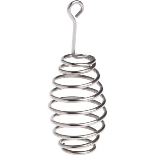 Aquarium Shrimp Small Bait Feeder Dry Spinach Feeding Stainless Steel Cage S/L