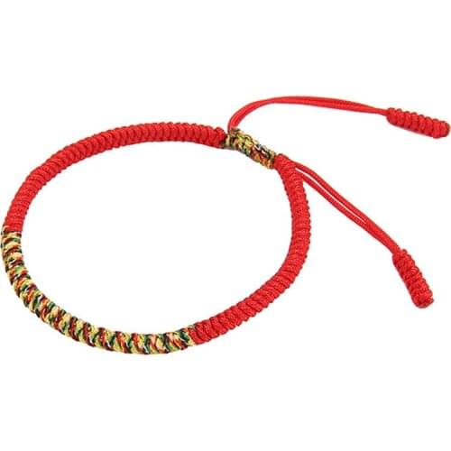 Three color splicing Charm multicolour Handmade Knitted Rope Bracelets & Bangles For Women man lovers Ethnic hand Jewelry Gift